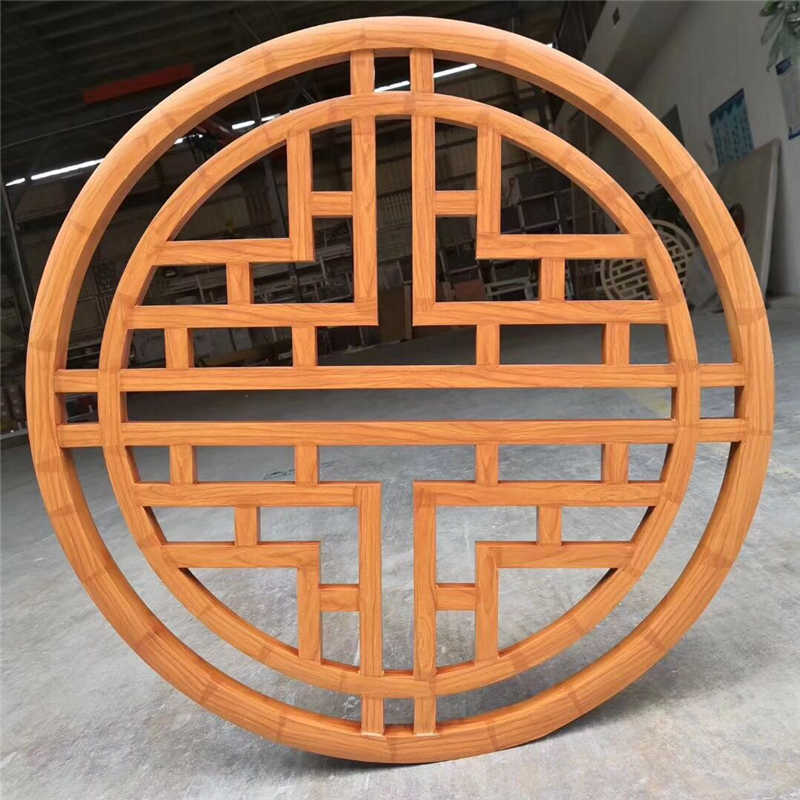 圆形铝合金格栅铝花格漏窗